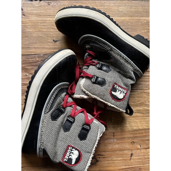 Sorel Womens Trivoli Herringbone Insulated Waterproof Boot Nature OutdoorBohosz9 - Picture 1 of 6
